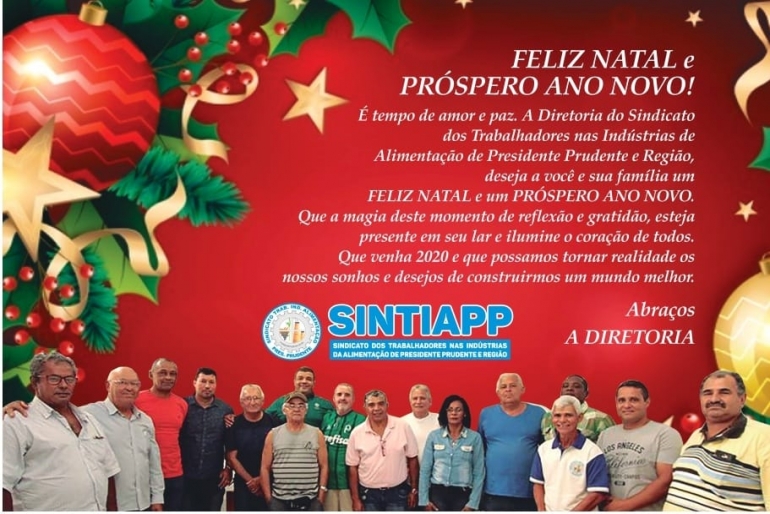 Feliz Natal e Próspero Ano Novo