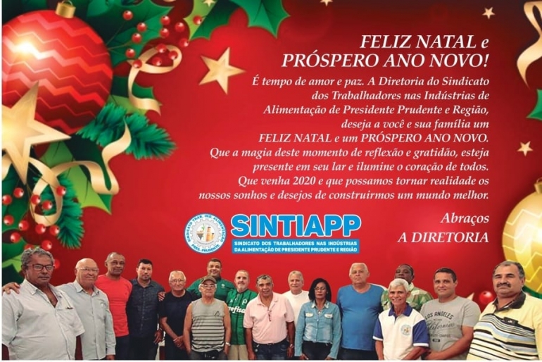 Feliz Natal e Próspero Ano Novo