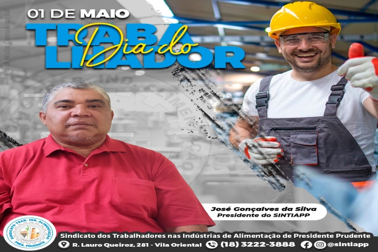 Parabéns, trabalhadores(as)