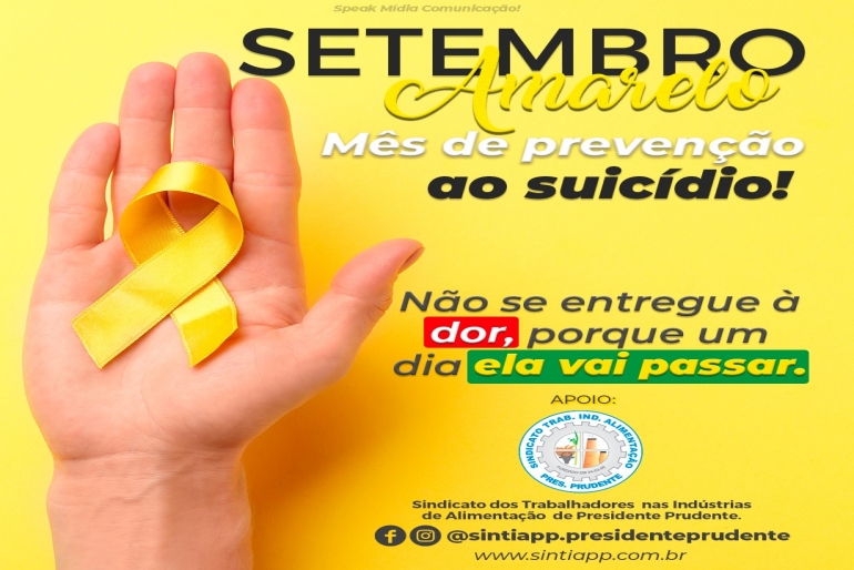 Mês de prevenção ao suicídio