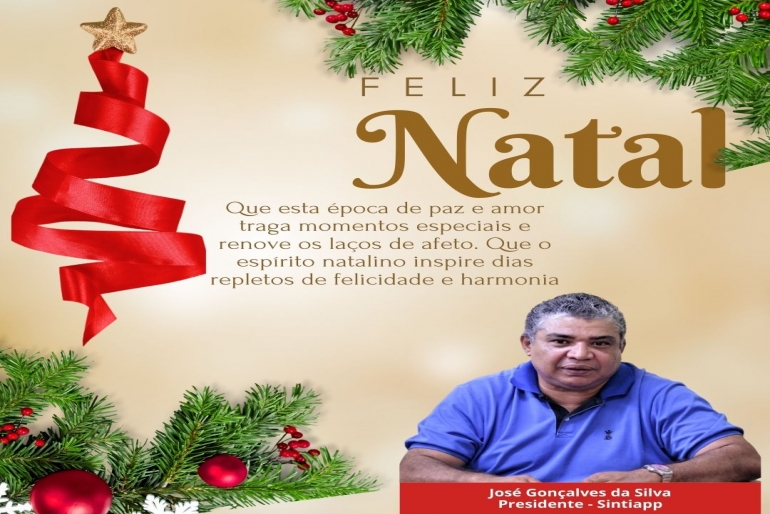 FELIZ NATAL E PRÓSPERO ANO NOVO