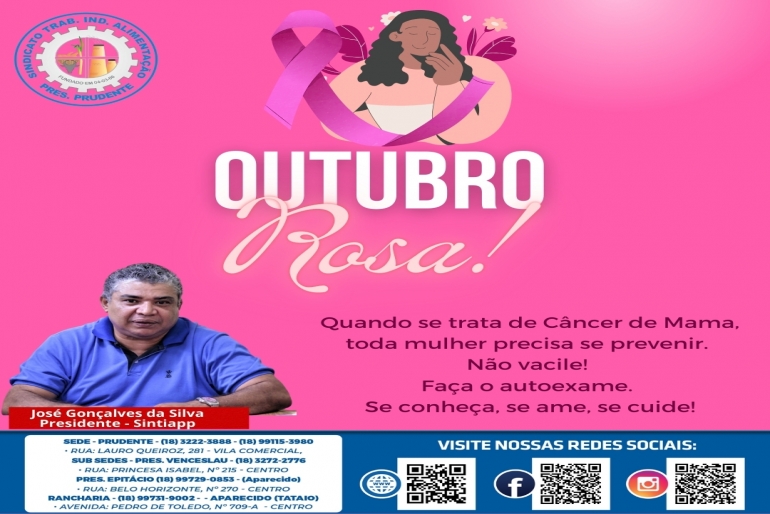 Outubro Rosa: Ministério da Saúde lança campanha e reforça autocuidado